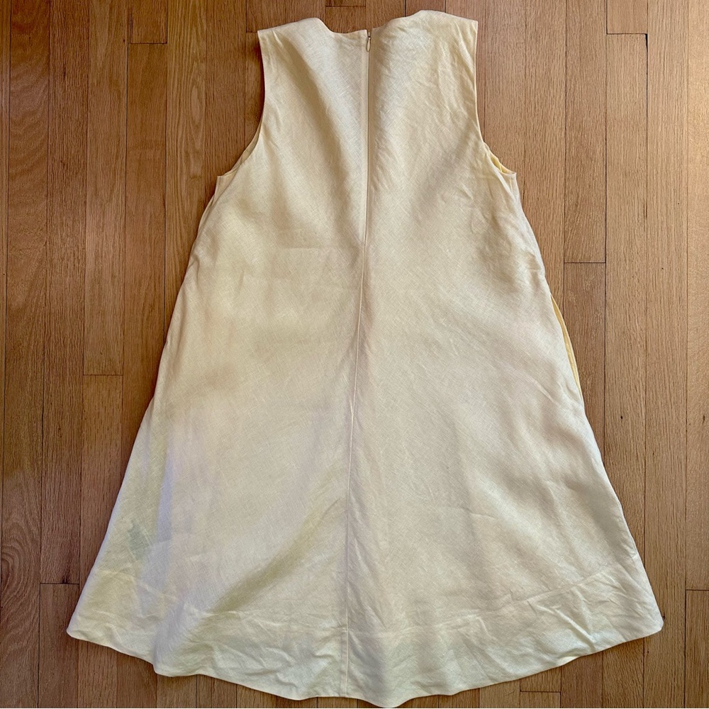 Banana Republic Yellow Sleeveless V-Neck Mini Dress - Picture 6 of 16